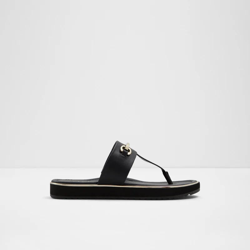 الدو DEVERENA Metal Accent Flatform Sandals